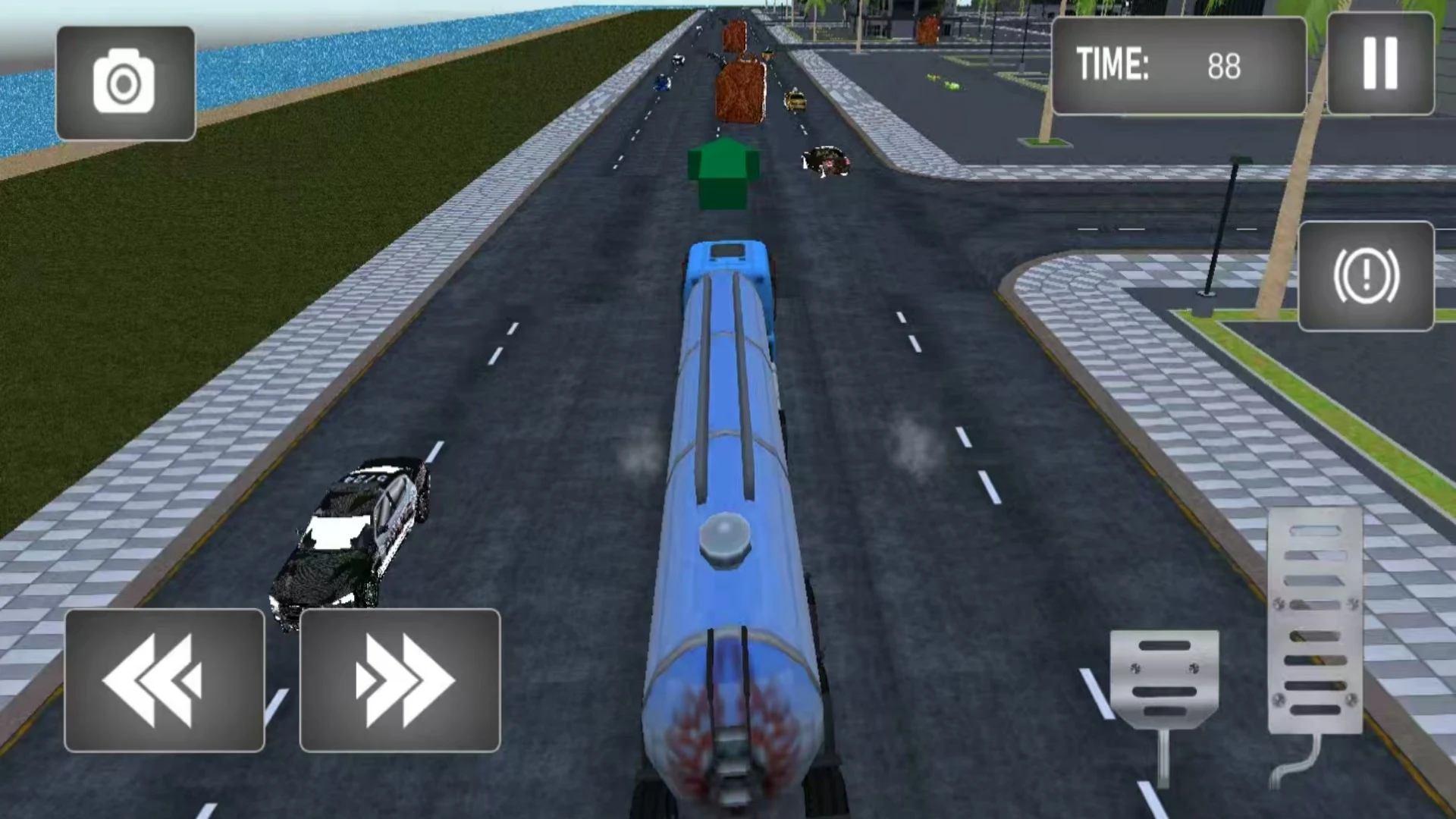Oil Tanker Truck Parking Game screenshot